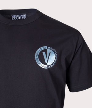Foil-V-Emblem-Logo-T-Shirt-Black-Versace-Jeans-Couture-EQVVS