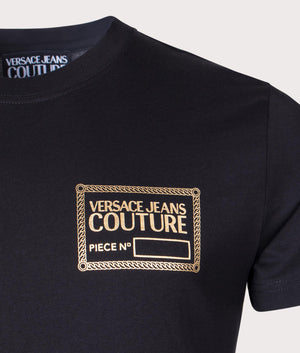Tickfoil-Logo-T-Shirt-Black/Gold-Versace-Jeans-Couture-EQVVS