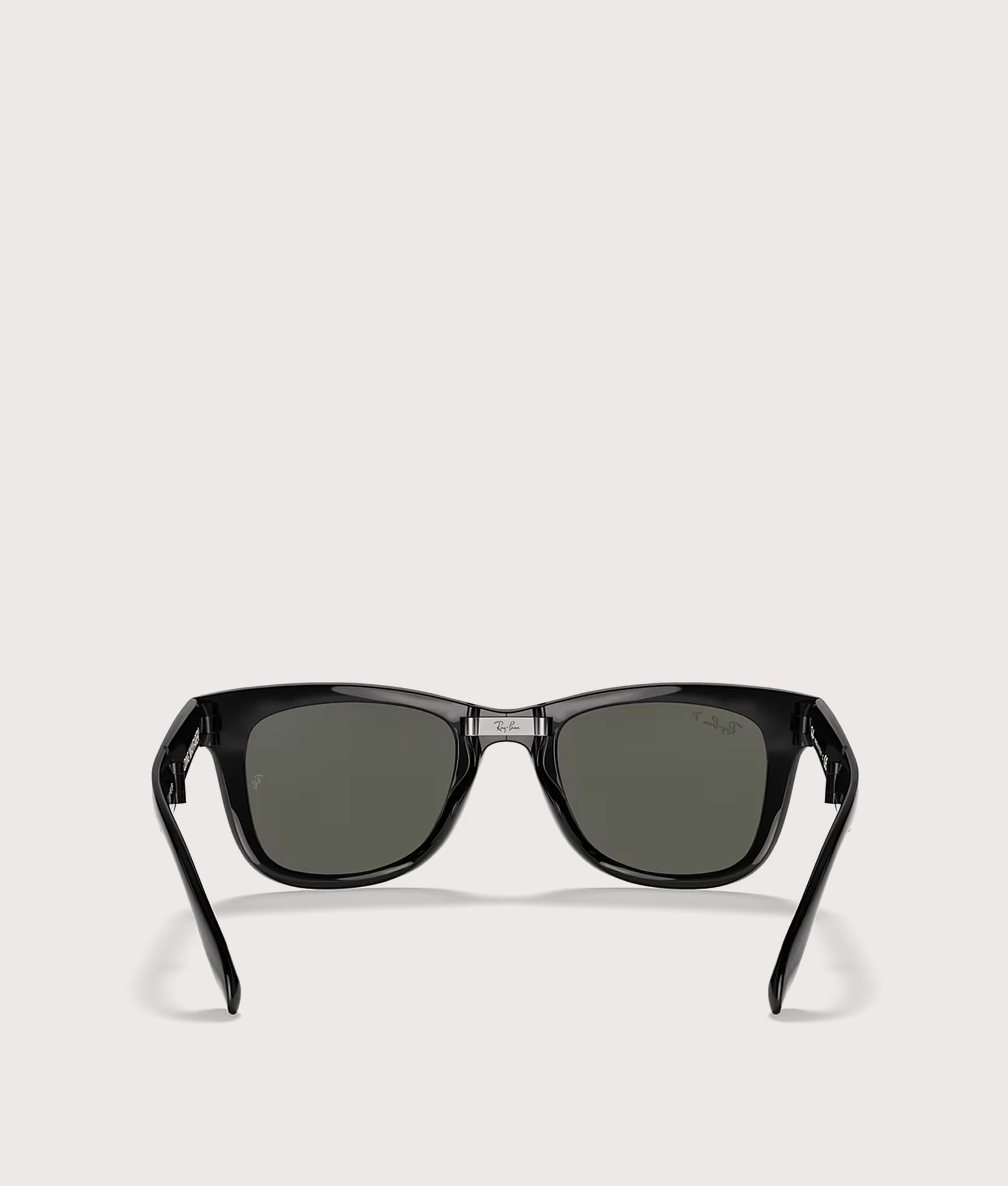 Wayfarer Folding Classic Sunglasses. Shot by EQVVS. Back shot.