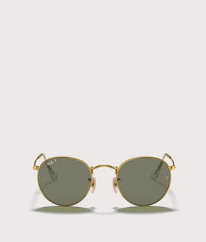 Round Flat Sunglasses. Shot by EQVVS. Front shot.