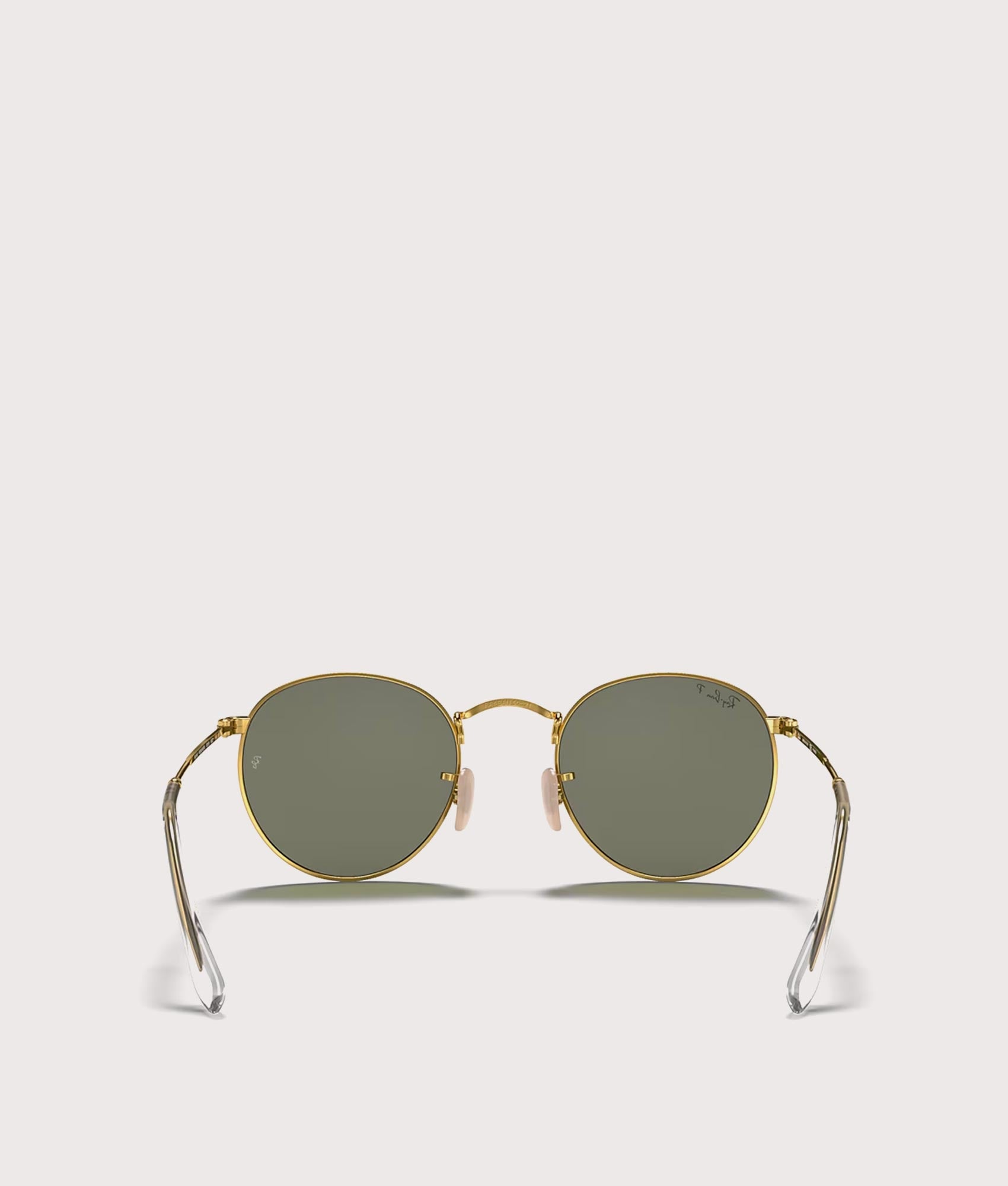Round Flat Sunglasses. Shot by EQVVS. Back shot.