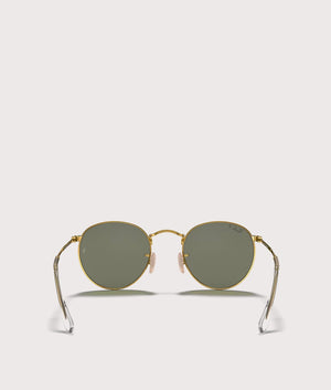 Round Flat Sunglasses. Shot by EQVVS. Back shot.