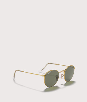 Round Flat Sunglasses. Shot by EQVVS. Front detail shot.