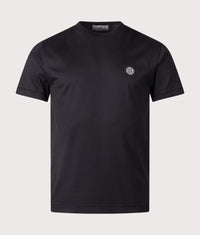 Slim Fit Patch Logo T-Shirt: V0029 Black 