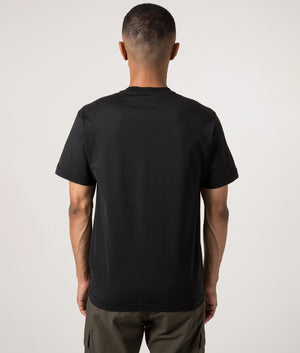 Cotton Jersey T-Shirt. Shot by EQVVS. Model back shot.