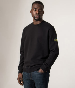 Brushed Organic Cotton Sweatshirt. Shot by EQVVS. Front angle model shot.