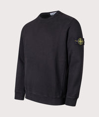 Brushed Organic Cotton Sweatshirt: V0029 Black 
