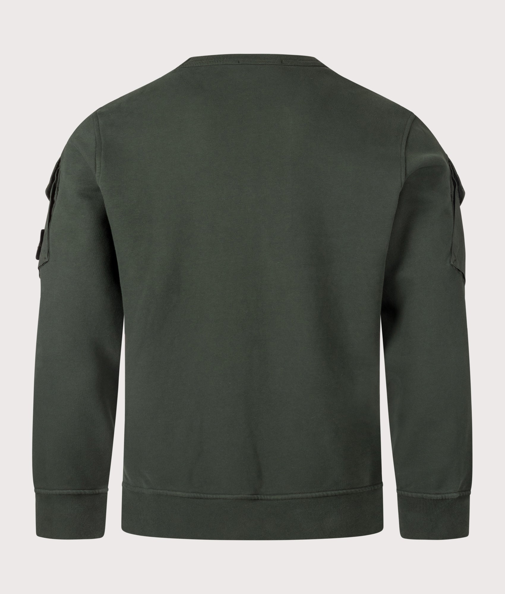 Brushed Organic Cotton Sweatshirt. Shot by EQVVS. Back shot.