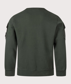 Brushed Organic Cotton Sweatshirt. Shot by EQVVS. Back shot.