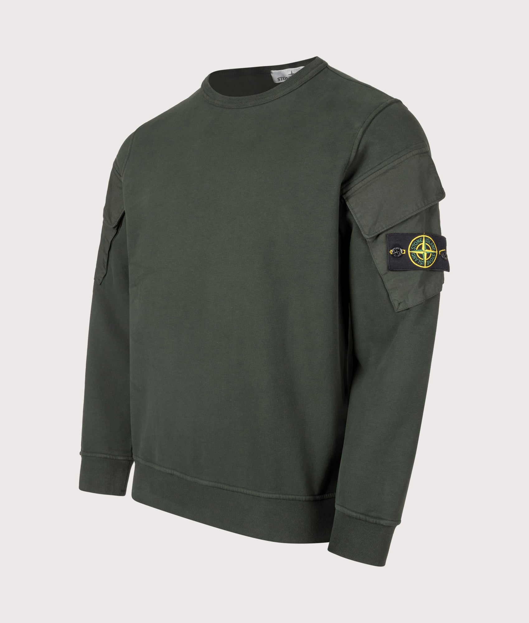Brushed Organic Cotton Sweatshirt. Shot by EQVVS. Front angled shot.