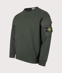 Brushed Organic Cotton Sweatshirt: V005E Juniper 