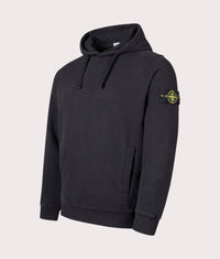 Brushed Organic Cotton Hoodie: V0029 Black 