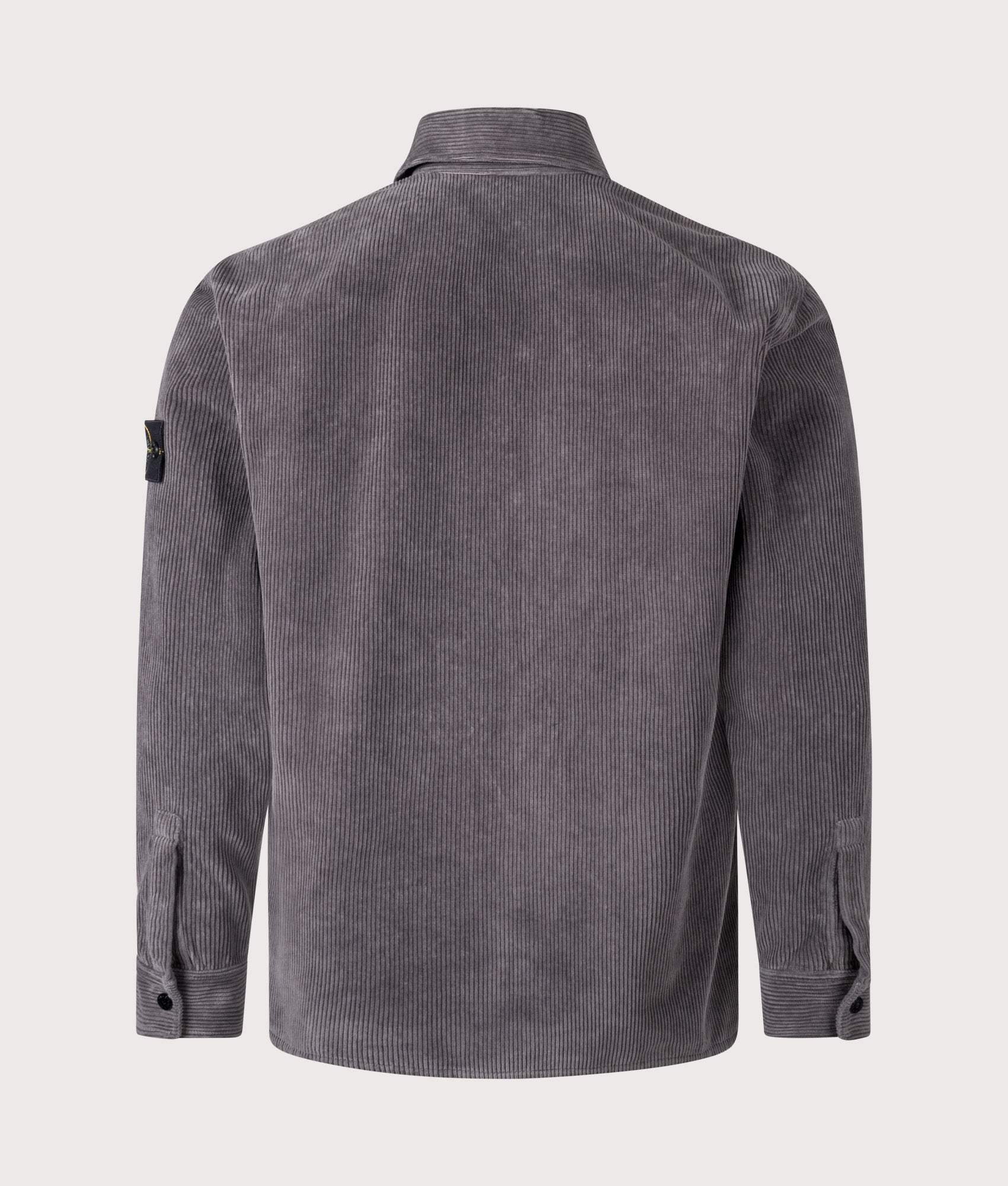 Corduroy Overshirt in Cement | STONE ISLAND | EQVVS