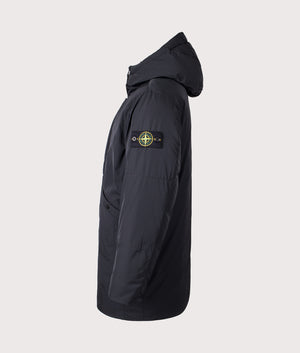 Micro Twill Down Parka. Shot by EQVVS. Side detail shot.