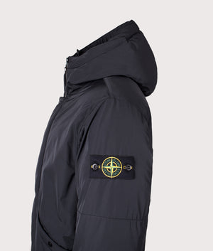 Micro Twill Down Parka. Shot by EQVVS. Detail shot.