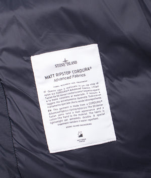 Down Parka in Black | RDS Down | Stone Island | EQVVS | Label shot 