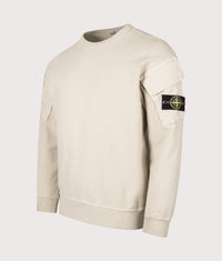 Brushed Organic Cotton Sweatshirt: V009A Desert 