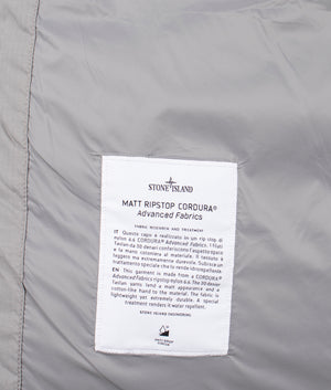 Down Parka in Cement | RDS Down | Stone Island | EQVVS | Inside label shot 