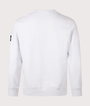 Brushed Organic Cotton Sweatshirt. Shot by EQVVS. Back shot.