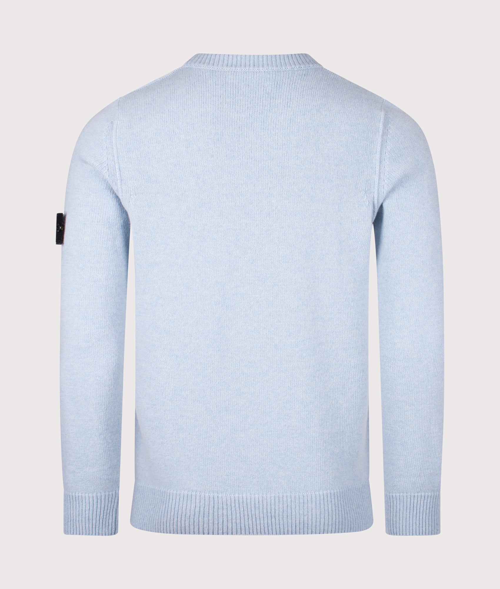 Lambswool Crew Neck Jumper. Shot by EQVVS. Back shot.