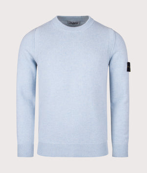 Lambswool Crew Neck Jumper. Shot by EQVVS. Front shot.