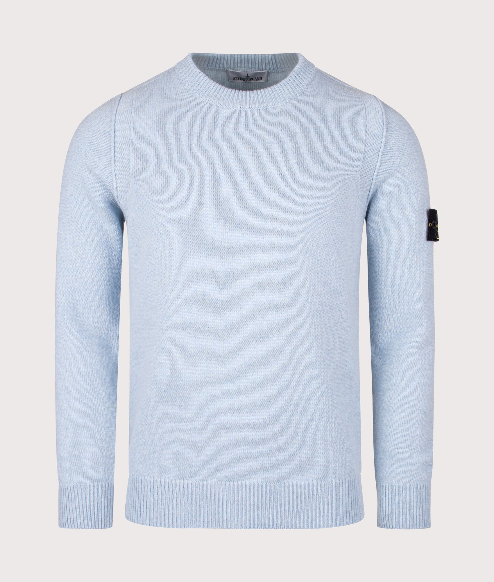 Lambswool Crew Neck Jumper. Shot by EQVVS. Front shot.