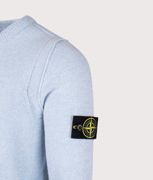 Lambswool Crew Neck Jumper. Shot by EQVVS. Angled front shot.