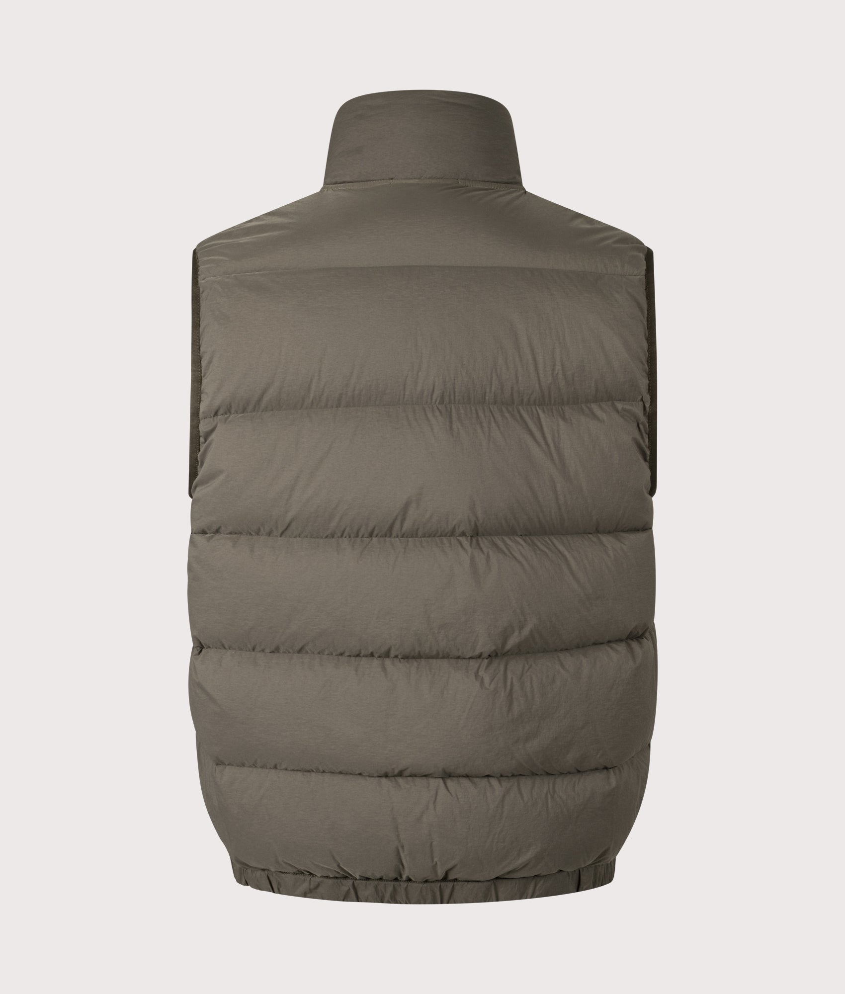 Seamless Tunnel Vest in Military Green | Polyamide Blend | Stone Island | EQVVS | Back shot 