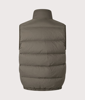 Seamless Tunnel Vest in Military Green | Polyamide Blend | Stone Island | EQVVS | Back shot 