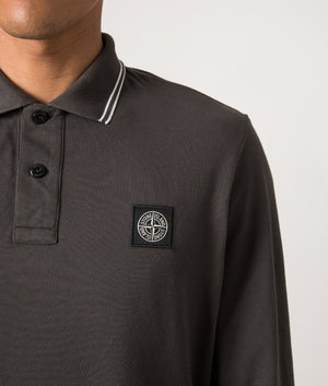 Pique Polo Shirt. Shot by EQVVS. Detail model shot.