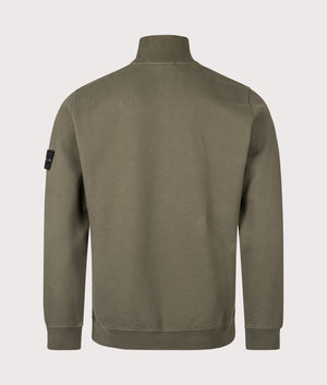 Organic Cotton Quarter Zip. Shot by EQVVS. Back shot.