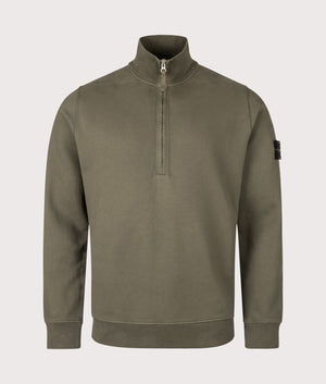 Organic Cotton Quarter Zip. Shot by EQVVS. Front shot.