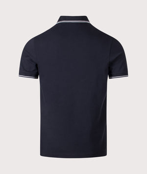 Compass Polo Shirt. Shot by EQVVS. Back shot