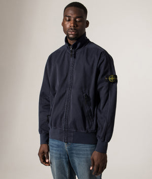 Panama Cotton Track Jacket. Shot by EQVVS. Front angle model shot.