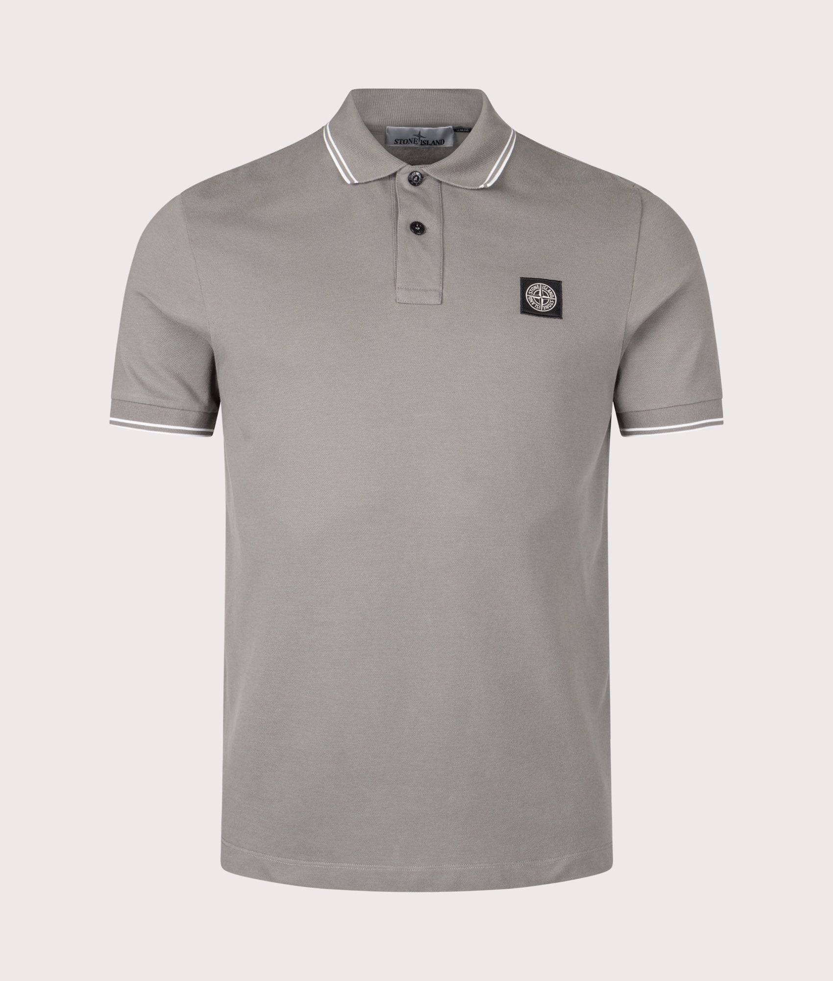 Compass Polo Shirt. Shot by EQVVS. Front shot.