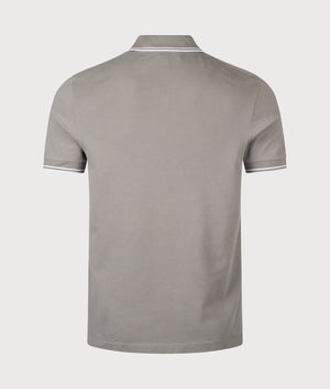 Compass Polo Shirt. Shot by EQVVS. Back shot.