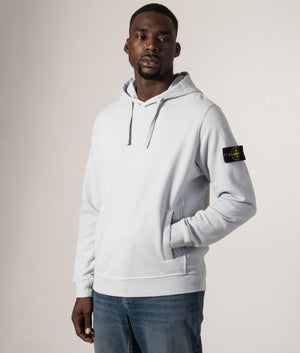 Brushed Organic Cotton Hoodie. Shot by EQVVS. Front model angle shot.