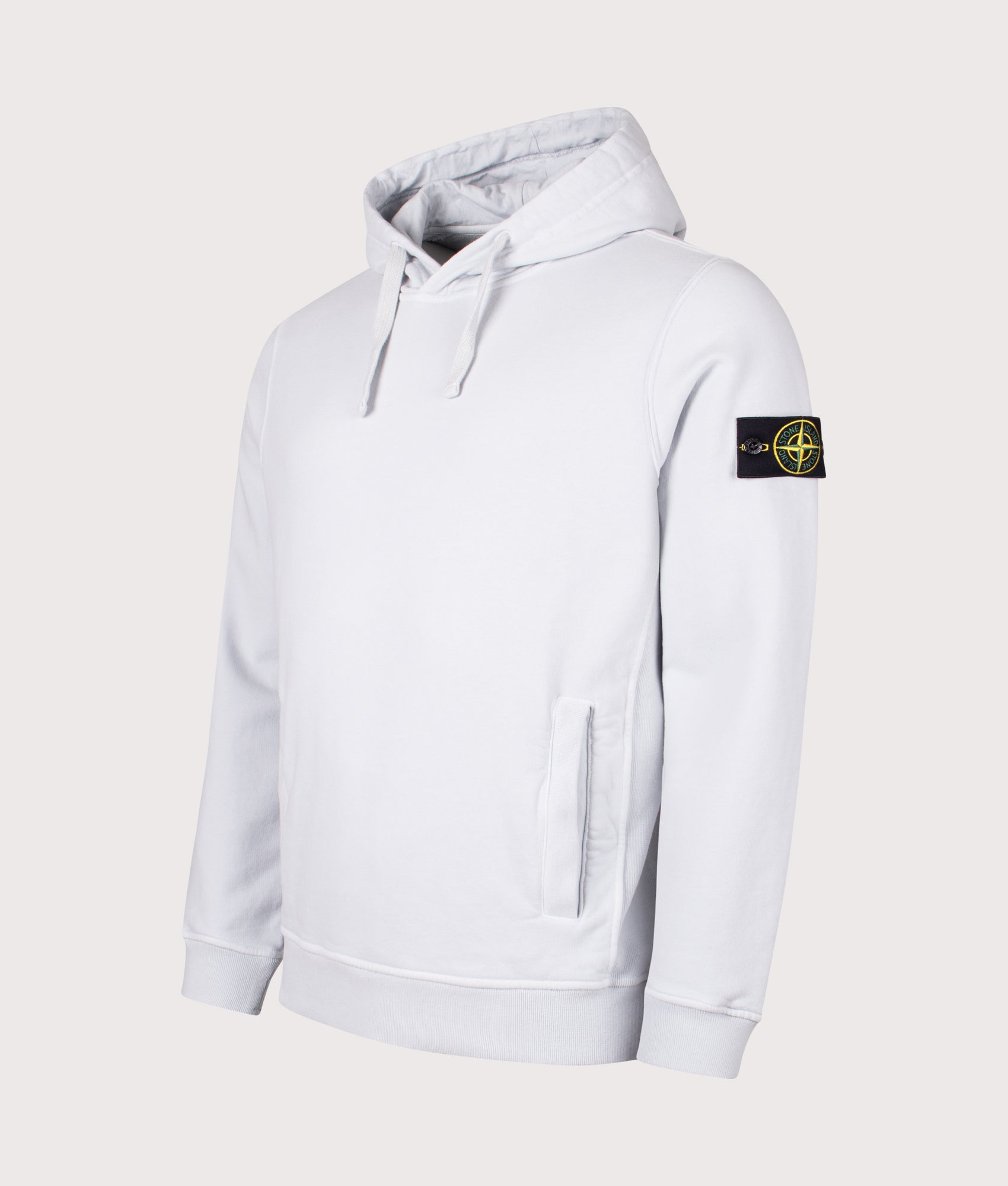 Brushed Organic Cotton Hoodie. Shot by EQVVS. Front detail shot.
