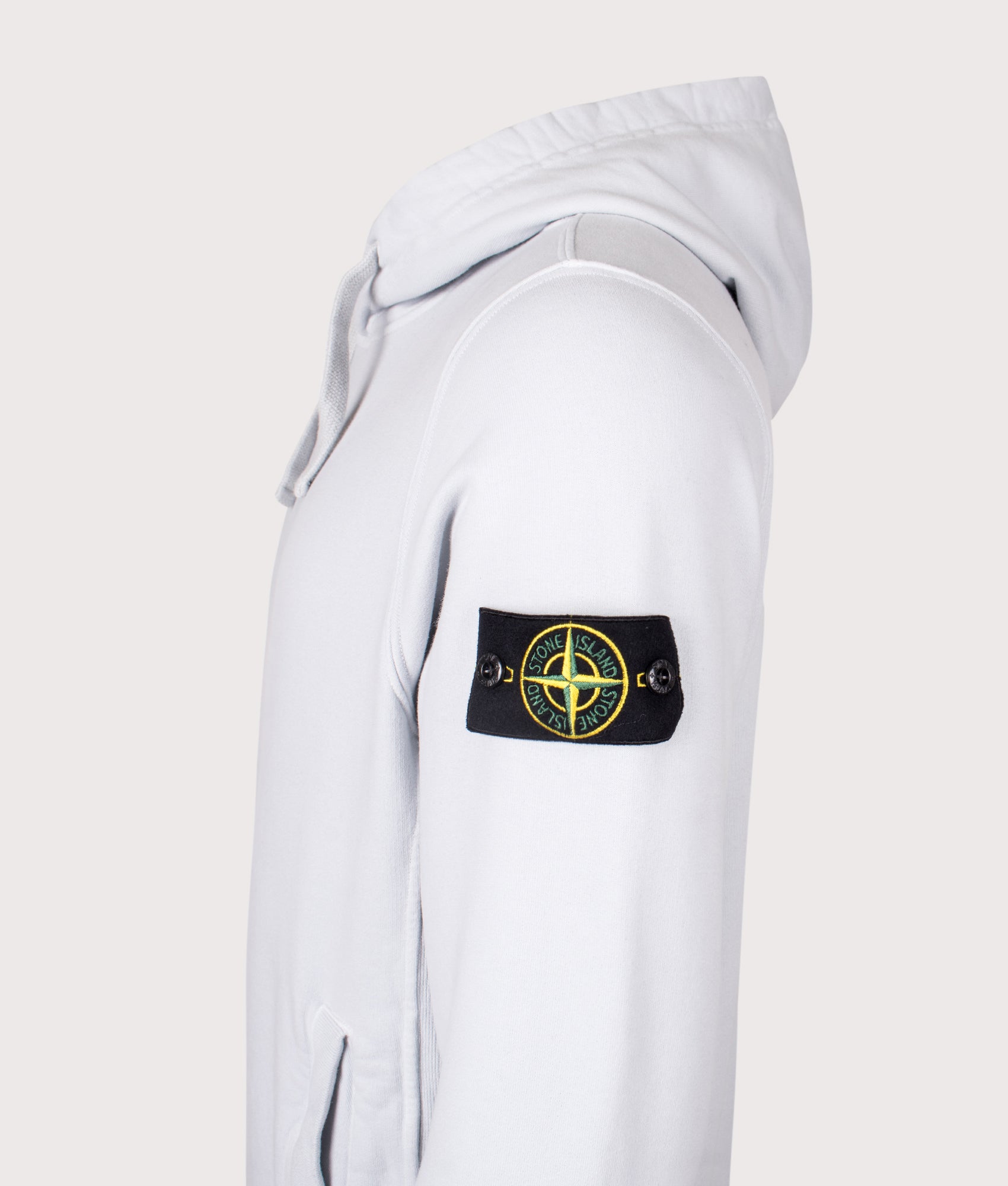 Brushed Organic Cotton Hoodie. Shot by EQVVS. Detail shot.