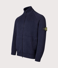 Zip Through Cardigan: V0020 Navy Blue 