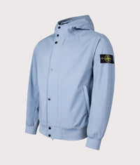 Light Soft Shell-R E.DYE® Technology Hooded Jacket: V0024 Avio Blue 