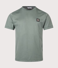 Slim Fit 60/2 Cotton Jersey T-Shirt: V005T Ocean Green 