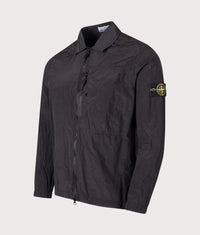 Nylon Metal in Econyl® Overshirt: V0029 Black 