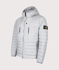 Seamless Tunnel Nylon Down-TC Jacket: V0049 Ash Grey 