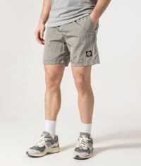 Regular Fit Compass Swim Shorts: V0061 Pearl Grey 