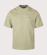 Combed Organic Cotton Jersey T-Shirt: V005N Laurel Green 