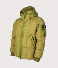 Garment Dyed Crinkle Reps NY Down Jacket: V005R Cactus 