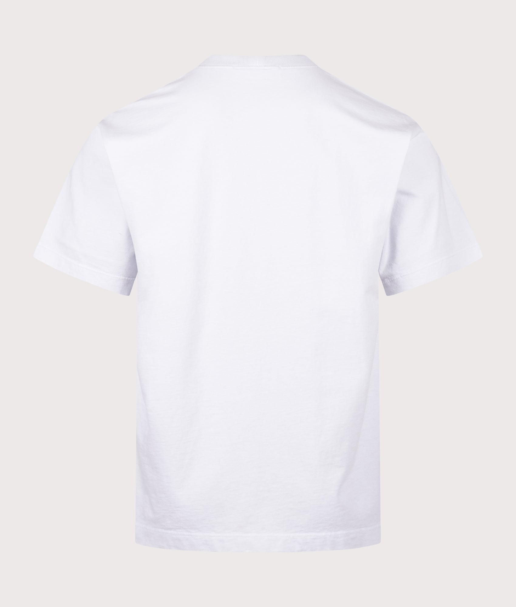 Compass Patch T-Shirt in Sky Blue | 100% Cotton | Stone Island | EQVVS | Back shot 