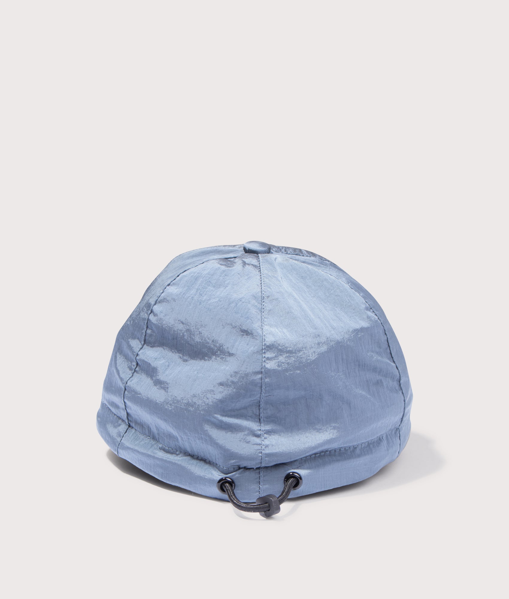 Stone Island Baseball cap in Dark Blue at EQVVS Menswear. Back shot.