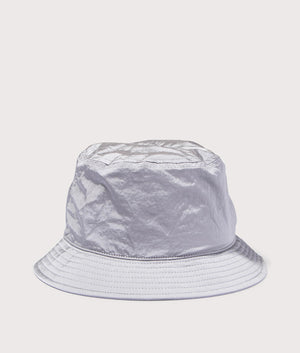 Nylon Metal Bucket Hat in Pearl Grey | STONE ISLAND | EQVVS